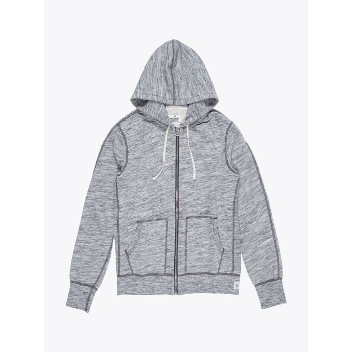 Reigning Champ Alpine Black Full Zip Hoodie Sweatshirt - E35 Shop