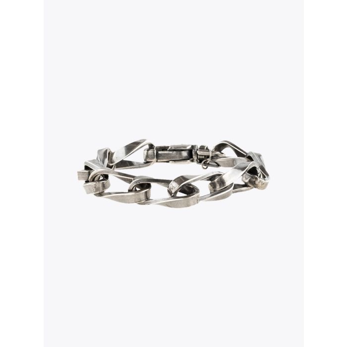 Goti Bracelet Silver BR303 Milled Curb Chain - E35 Shop