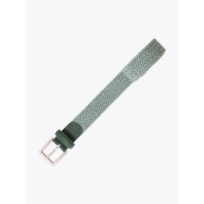 Anderson's AF2984 Elastic Woven Belt Green/White - E35 SHOP