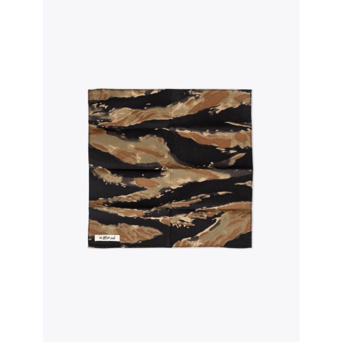 The Hill-Side Cotton Tiger Camo Pocket Square - E35 Shop