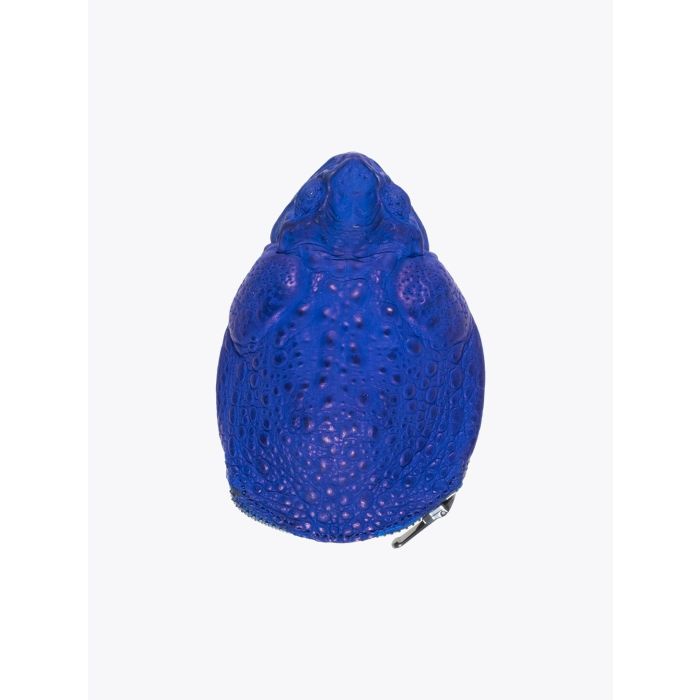 Kobja Blue Toad Skin Zip Purse - E35 SHOP