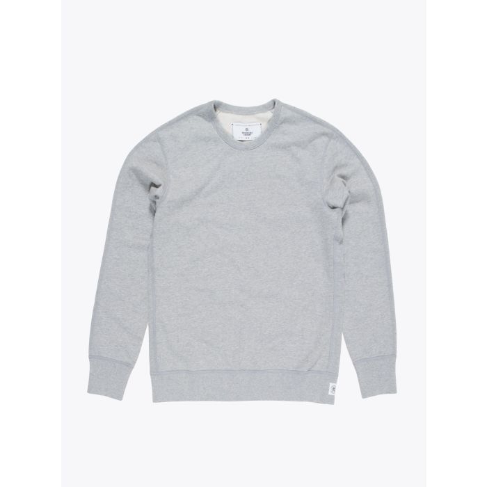 Reigning Champ Grey Loopback Cotton Jersey Sweatshirt - E35 Shop