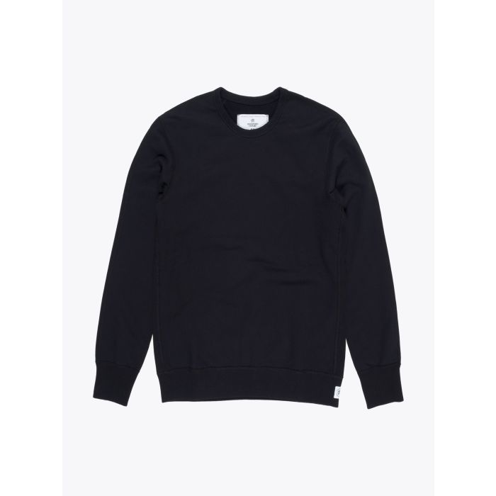 Reigning Champ Black Loopback Cotton Jersey Sweatshirt - E35 SHOP