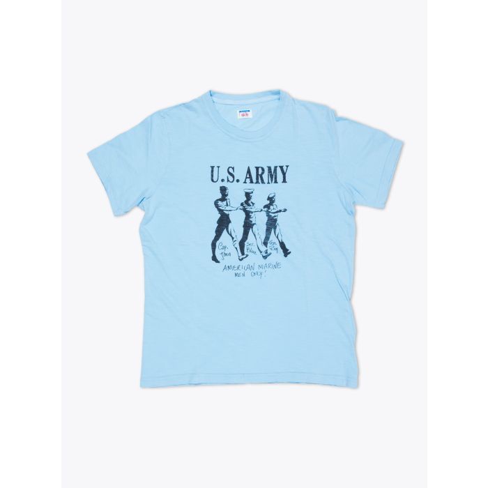 Blue Rey US Army Light Blue T-shirt - E35 SHOP