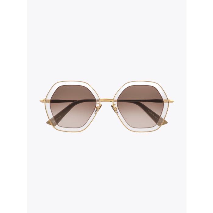 Christian Roth Rizzei Crystal / Gold Sunglasses - E35 SHOP