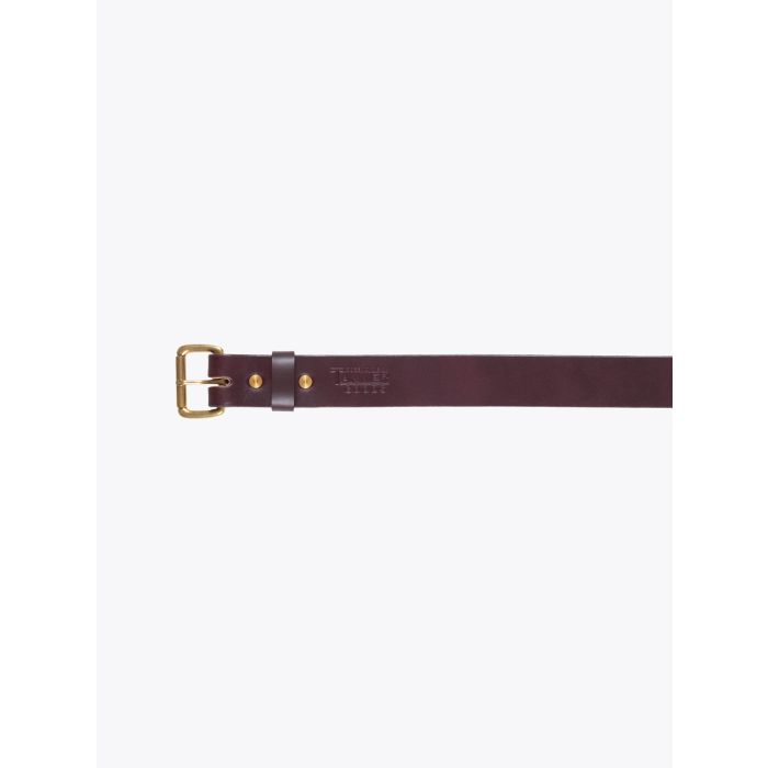 Tanner Goods Oxblood/Brass Standard Belt - E35 SHOP