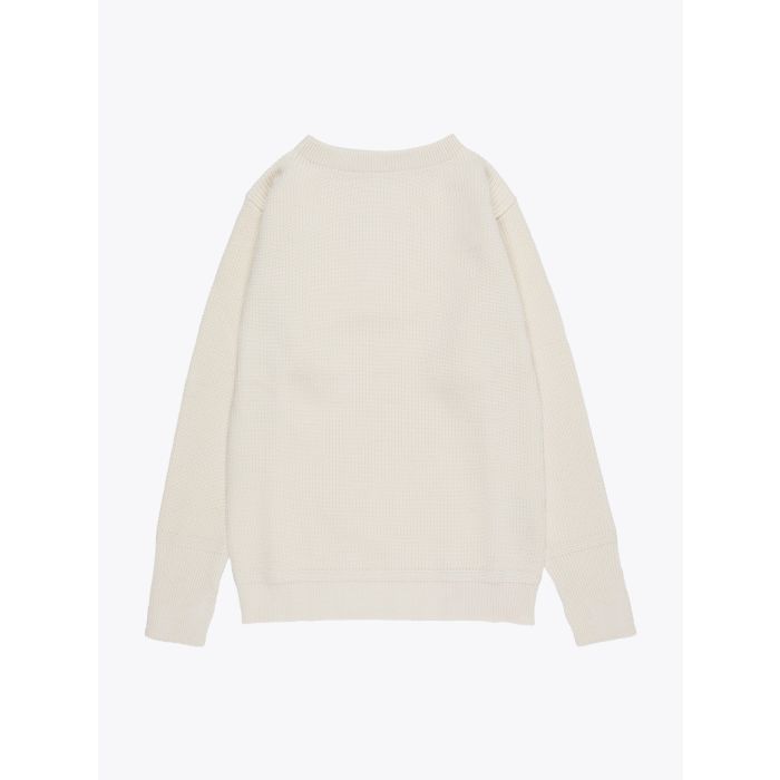 Andersen-Andersen Crew-Neck Sailor Sweater Wool Off-White - E35 Shop