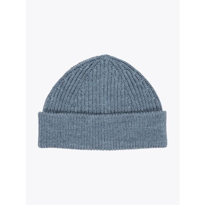 Andersen-Andersen Short Beanie Wool Light Indigo - E35 SHOP