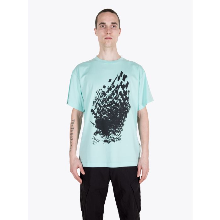 Stone Island Shadow Project 20510 Aqua Printed T-shirt - E35 Shop