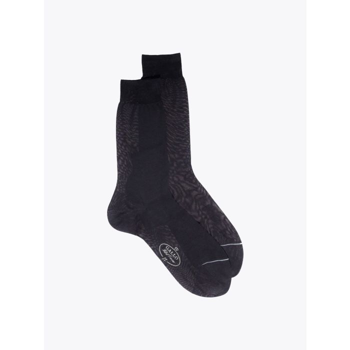 Gallo Plain Cotton Short Socks Anthracite - E35 Shop