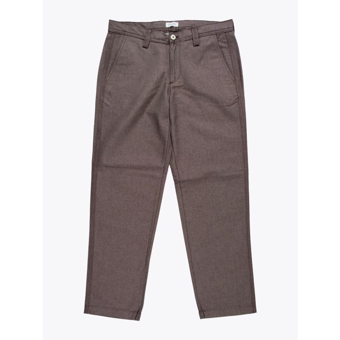 Salvatore Piccolo Brown Straight Work Pants - E35 SHOP