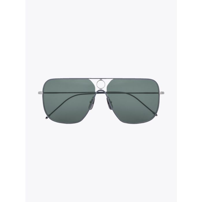 Thom Browne TB-114 Sunglasses Silver/Grey - E35 SHOP