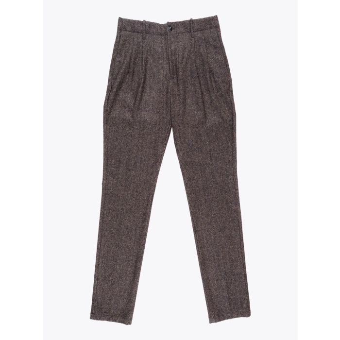 Giab's Archivio Trousers Verdi Wool Brown - E35 SHOP