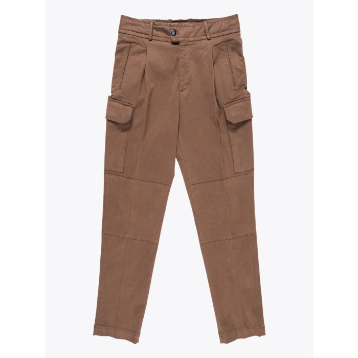 Giab's Archivio Brunelleschi Cargo Pants Cotton Brown - E35 Shop