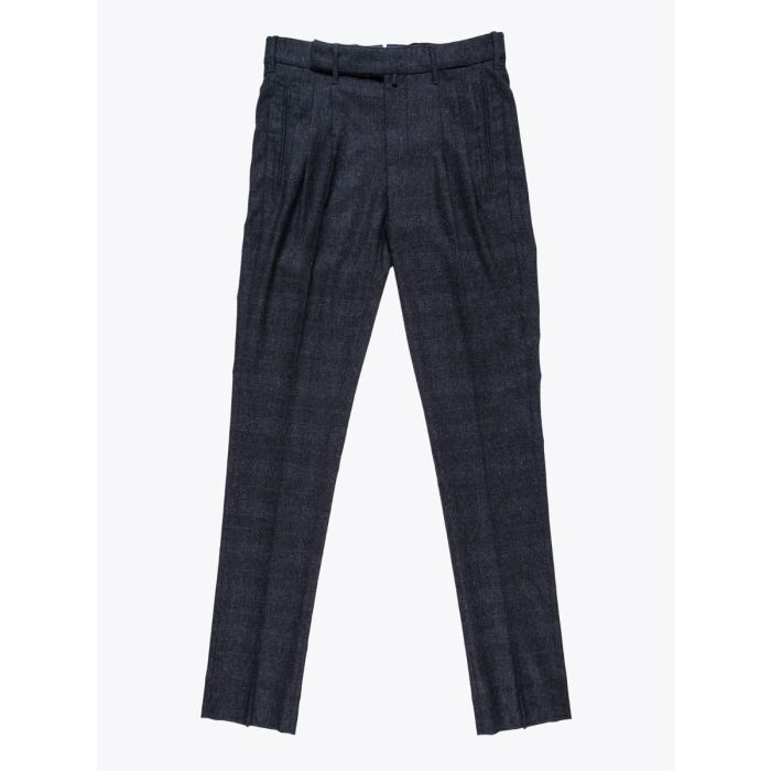 Giab's Archivio Cocktail Trousers Wool Check Anthracite - E35 SHOP