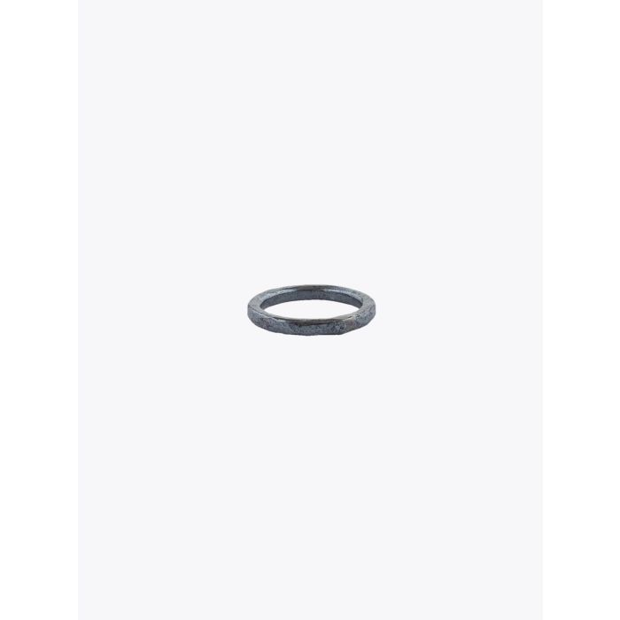 Barbara Zuna-Kratky Hammered Ring Silver Blackened - E35 SHOP