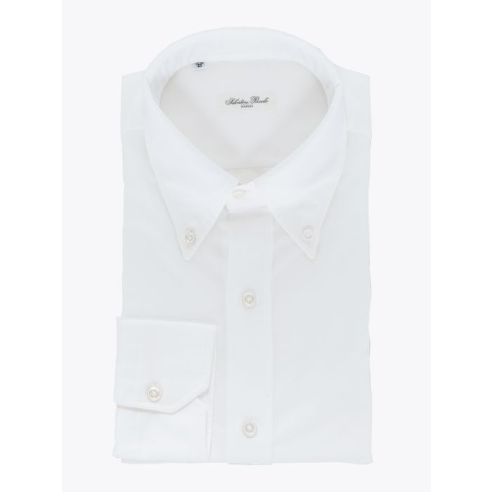 Salvatore Piccolo White Oxford 120 Shirt - E35 Shop