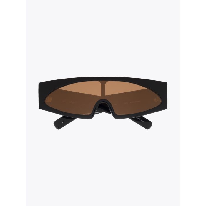 Rick Owens Mask Gene Sunglasses Black/Orange - E35 Shop