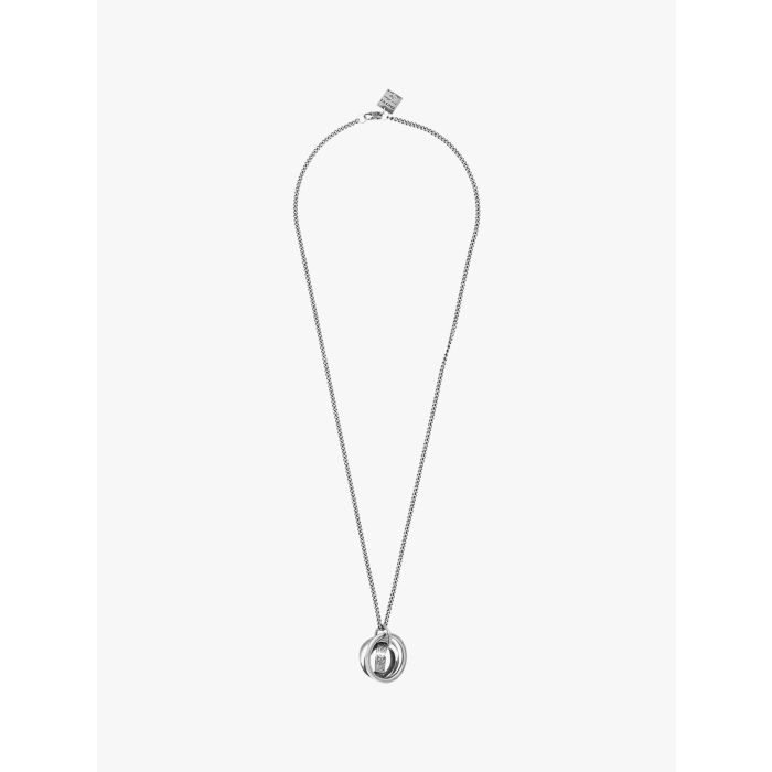 Goti Necklace CN569 Silver Chain & Four Rings - E35 SHOP