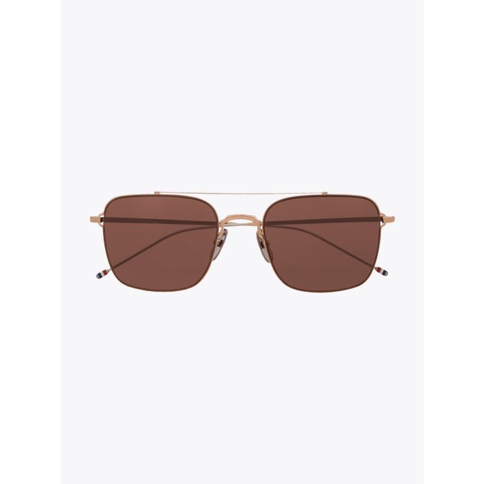 Thom Browne TB-120 Gold Aviator Sunglasses - E35 SHOP