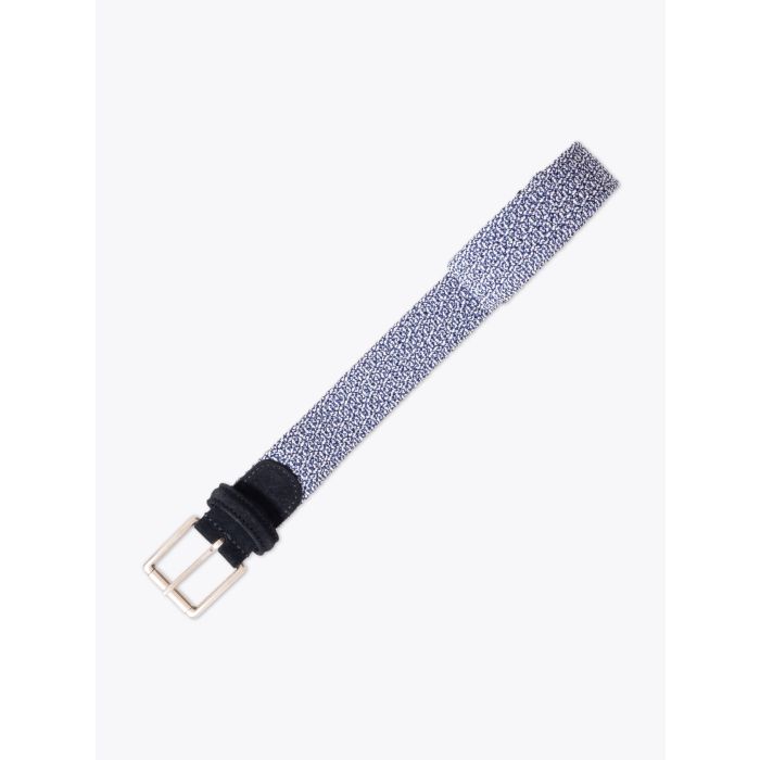 Anderson's AF2984 Elastic Woven Belt Navy Blue/White - E35 SHOP