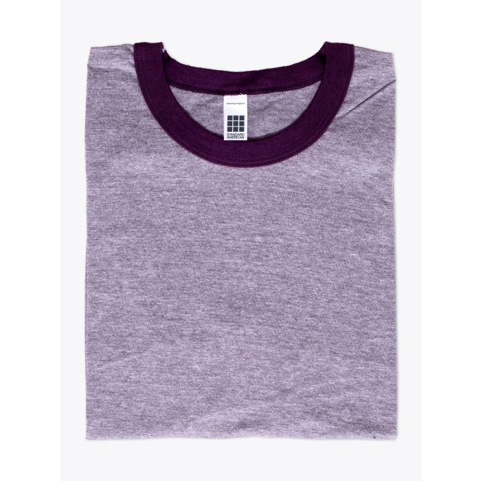 American Apparel M434 Gym T-shirt Eggplant - E35 SHOP