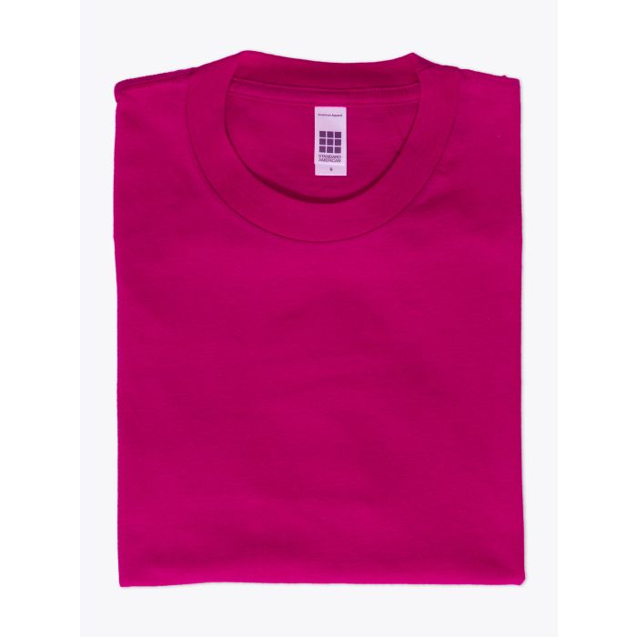 American Apparel 2001 Men’s Fine Jersey T-shirt Raspberry - E35 SHOP