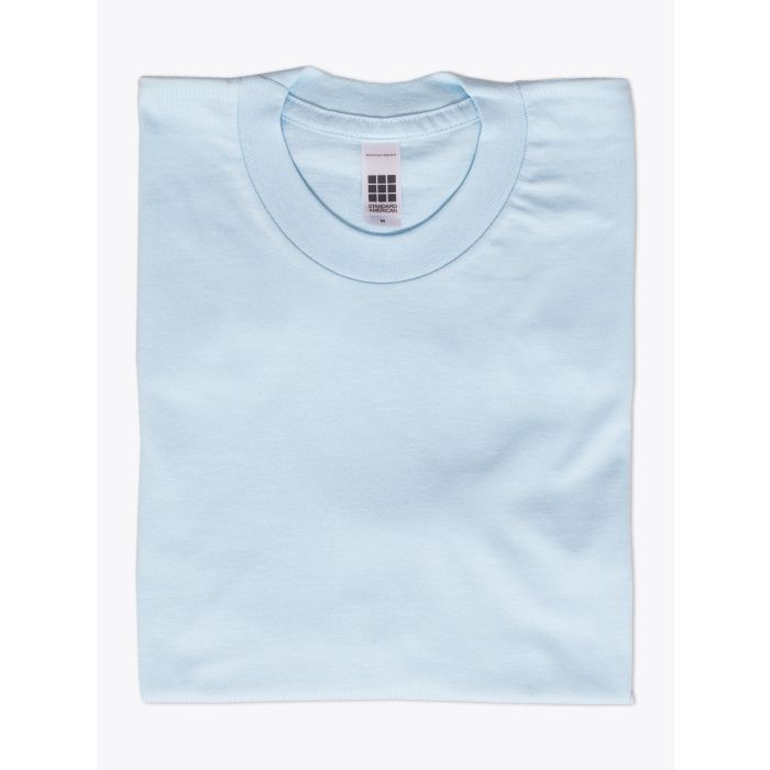 American Apparel 2001 Men’s Fine Jersey T-shirt Light Blue - E35 Shop