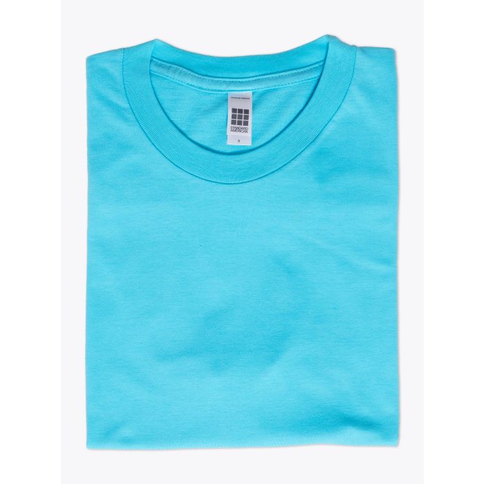 American Apparel 2001 Men’s Fine Jersey T-shirt Aqua - E35 Shop