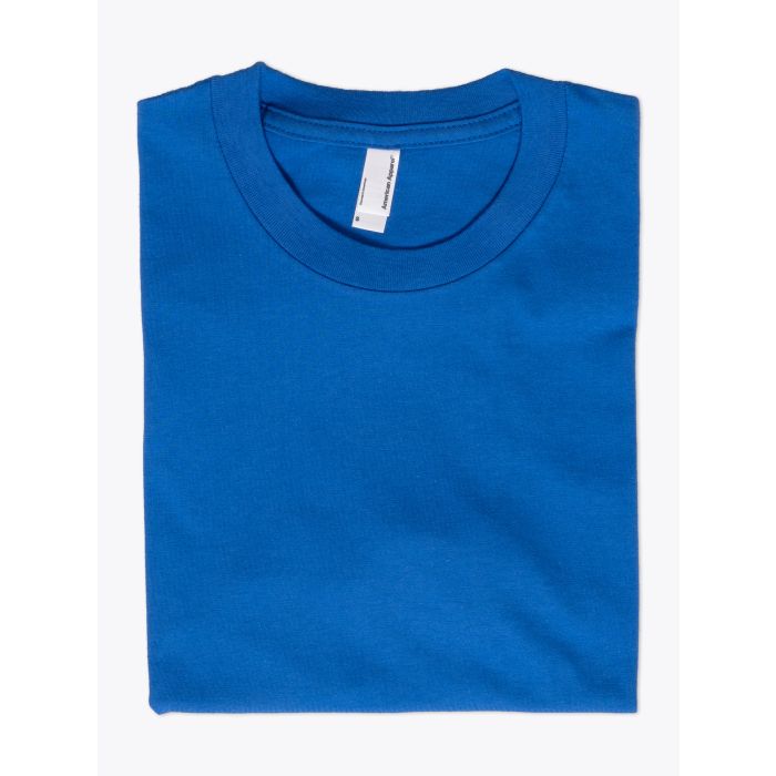 American Apparel 2001 Men’s Fine Jersey T-shirt Royal Blue - E35 Shop