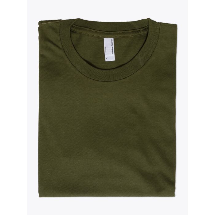 American Apparel 2001 Men’s Fine Jersey T-shirt Olive - E35 SHOP