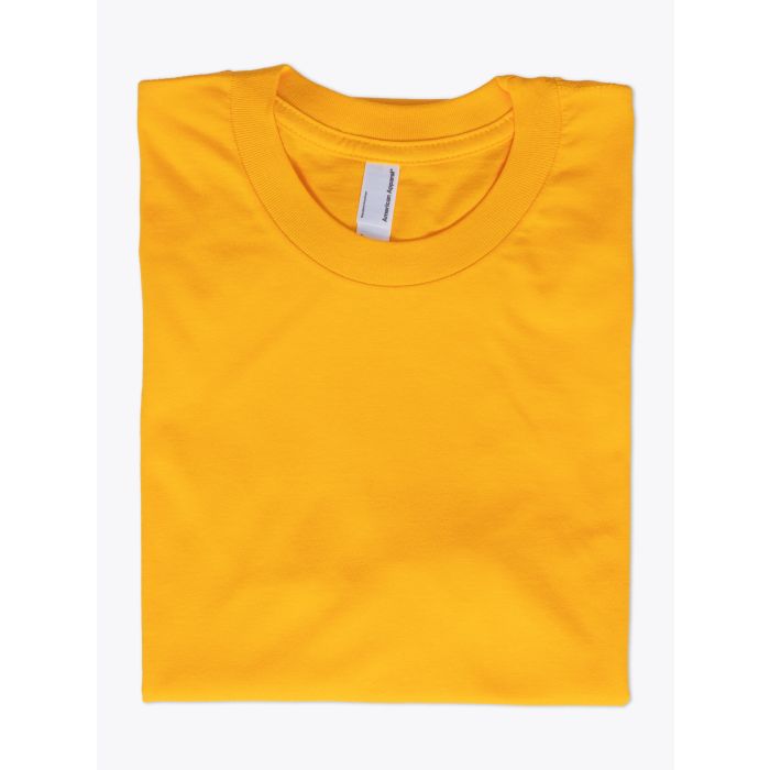 American Apparel 2001 Men’s Fine Jersey T-shirt Gold - E35 SHOP