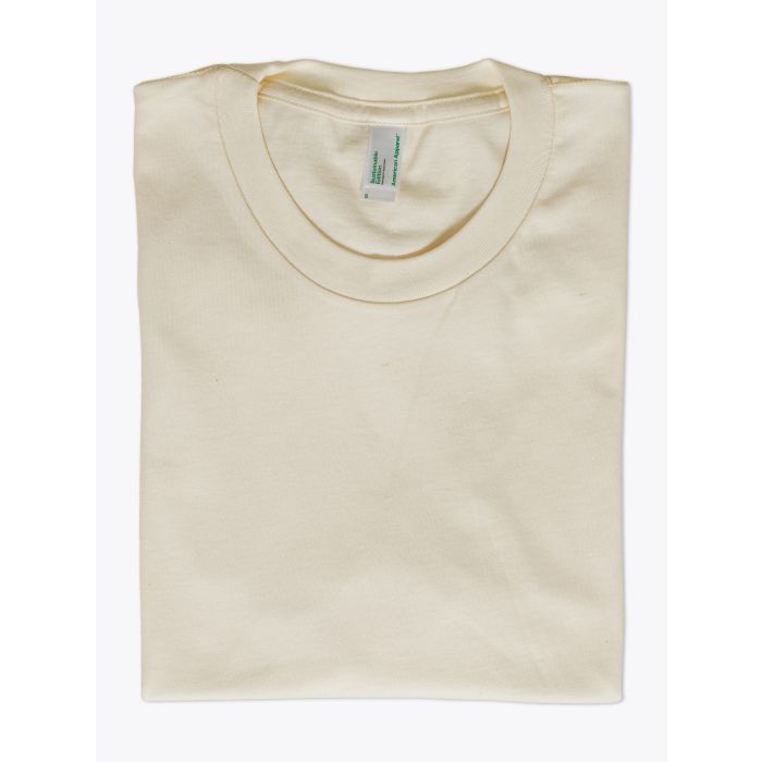 American Apparel 2001 Men’s Organic Jersey T-shirt Natural - E35 SHOP