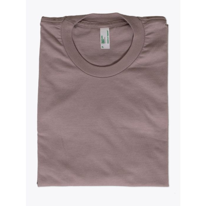 American Apparel 2001 Men’s Organic Jersey T-shirt Cinder - E35 Shop