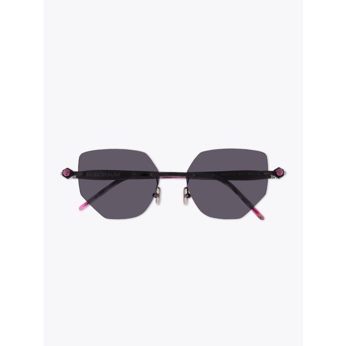 Kuboraum P58 Havana Fuchsia Acetate Sunglasses - E35 SHOP