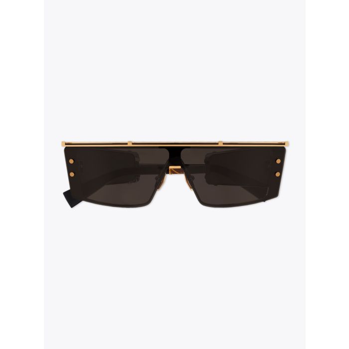 Balmain Wonder Boy III Gold Black Sunglasses - E35 SHOP