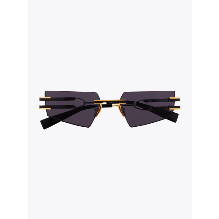 Balmain Fixe Rimless Black Sunglasses - E35 SHOP