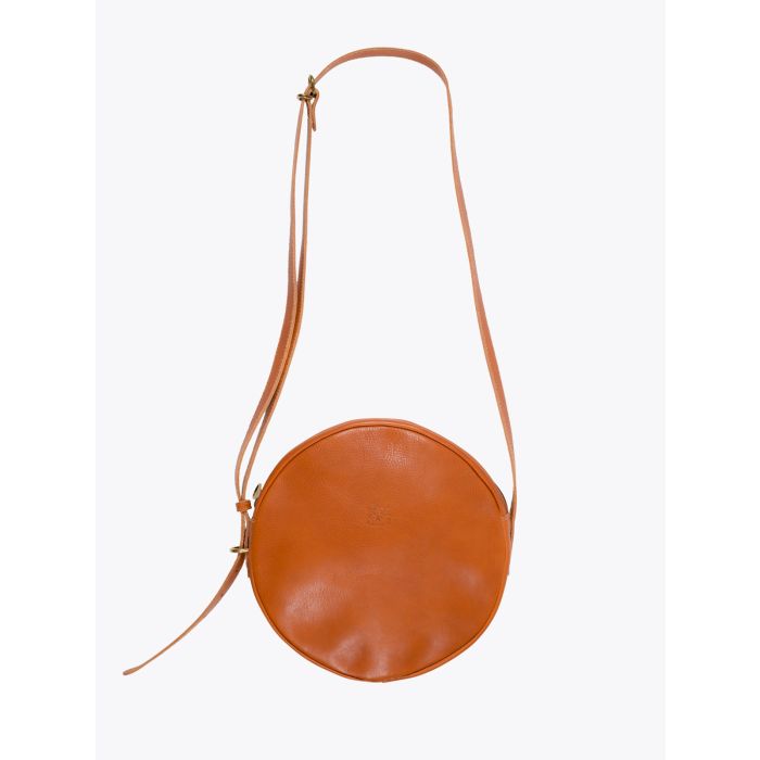 Il Bisonte A2664/M Caramel Round Bag - E35 SHOP