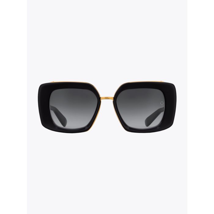 AKONI Virgo Rectangle Black Sunglasses - E35 SHOP