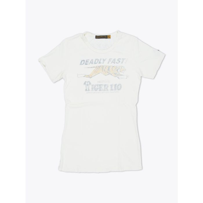 Johnson Motors Inc Women's Deadly Fast T-Shirt Ecru - E35 SHOP