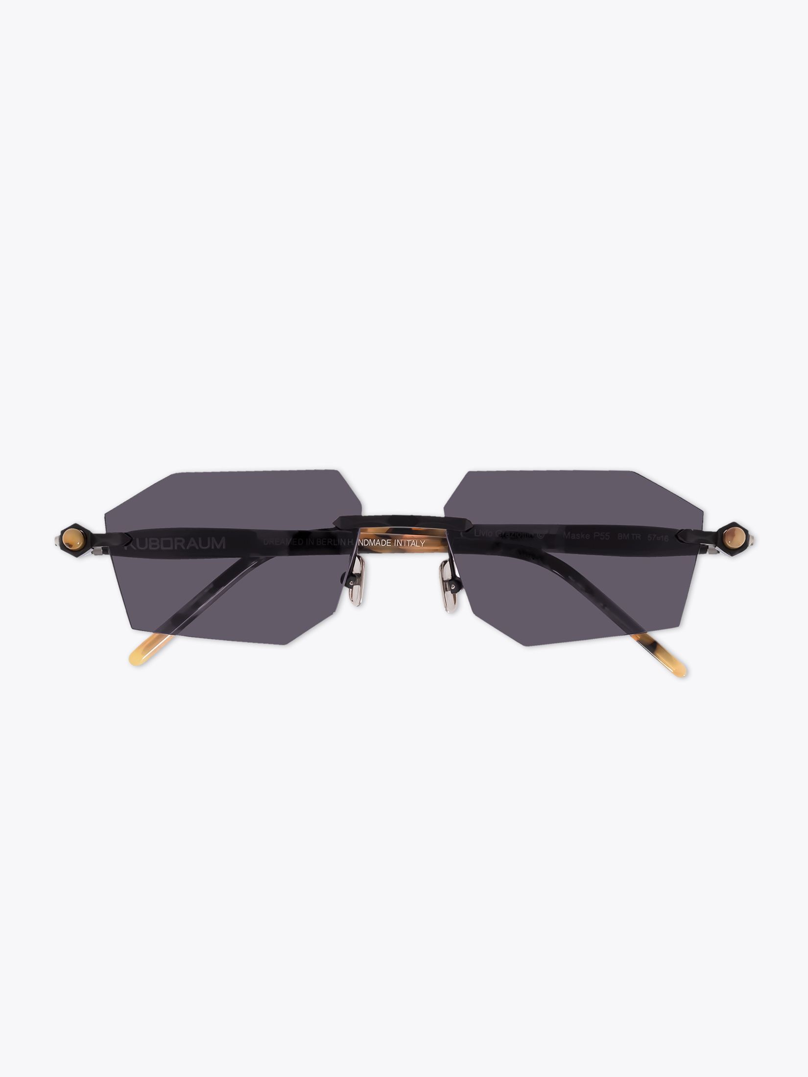 KUBORAUM EYEWEAR — P55 Black Mask Sunglasses