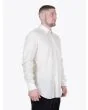 Salvatore Piccolo Ecru Striped Cotton Shirt - E35 SHOP