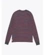 Reigning Champ Striped Charcoal Long Sleeve Tee - E35 SHOP