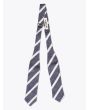 The Hill-Side Indigo/White Wide Striped Bow Tie - E35 SHOP