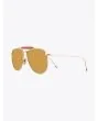 Thom Browne TB-015 Gold Aviator Sunglasses - E35 SHOP