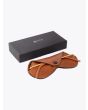 8000 Eyewear 8M4 Sunglasses Gold Shiny - E35 SHOP