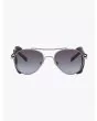 Northern Lights NL 22 Sunglasses Aviator Matte Silver - E35 SHOP