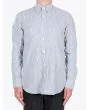 Salvatore Piccolo Striped Indigo Cotton Oxford Shirt - E35 SHOP