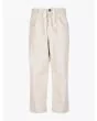A Vontade 1 Tuck Atelier Easy Cotton Pants Natural - E35 SHOP