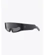 Rick Owens Mask Gene Sunglasses Black/Black - E35 SHOP